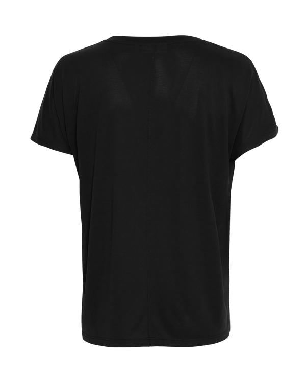 T-Shirt Fenya Modal in Schwarz