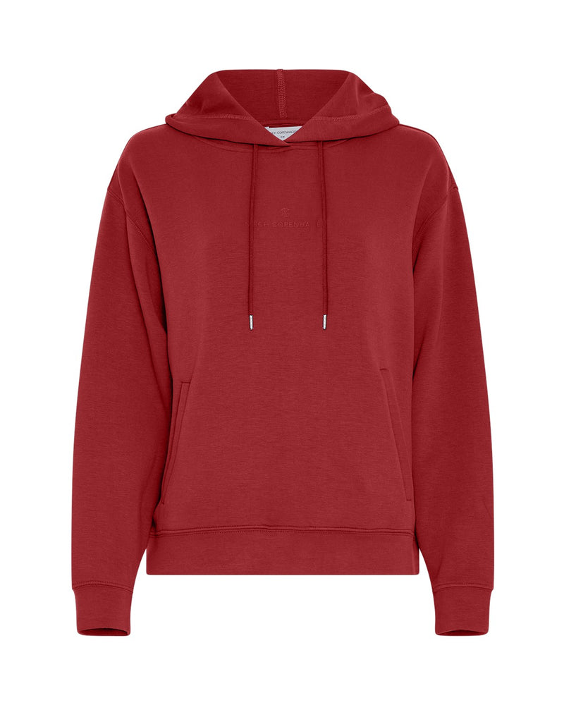 Ima Q Icon Logo Hood Sweatshirt in Syrah