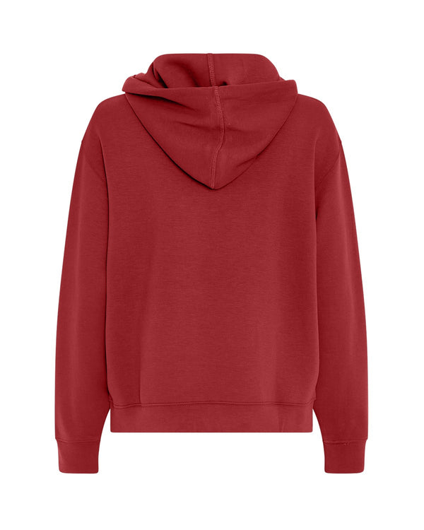 Ima Q Icon Logo Hood Sweatshirt in Syrah