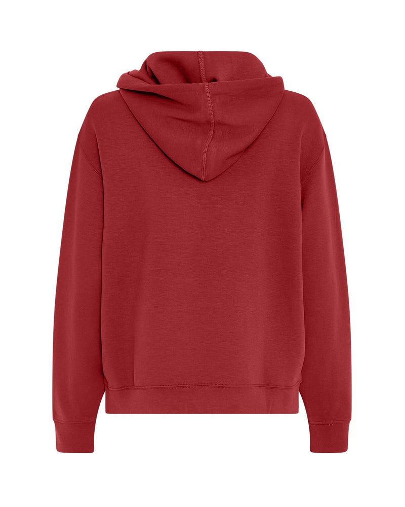 Ima Q Icon Logo Hood Sweatshirt in Syrah