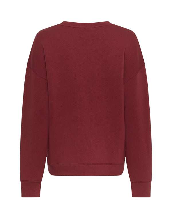 Sweatshirt Ima Q in Syrah