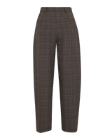 Hose Johnna HW Barrel CHK in Dark Brown/Corn