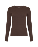 Langarmshirt Kickie Rasmia in Hot Fudge