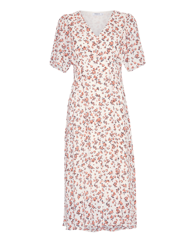 Kleid Neomina Rikkelie in Persimmon Flowers