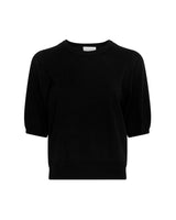 Kurzarm Pullover Sefika Rachelle in Schwarz