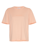 T- Shirt Terina Small Logo in Salmon/ Persimmo