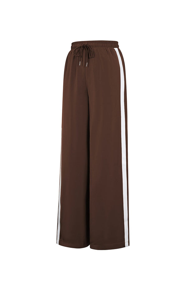 Satin Hose Emmi in Braun