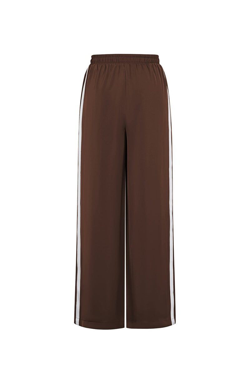 Satin Hose Emmi in Braun