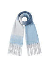Kuscheliger Schal in Blau