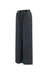 Jeans Joggpants in Schwarz