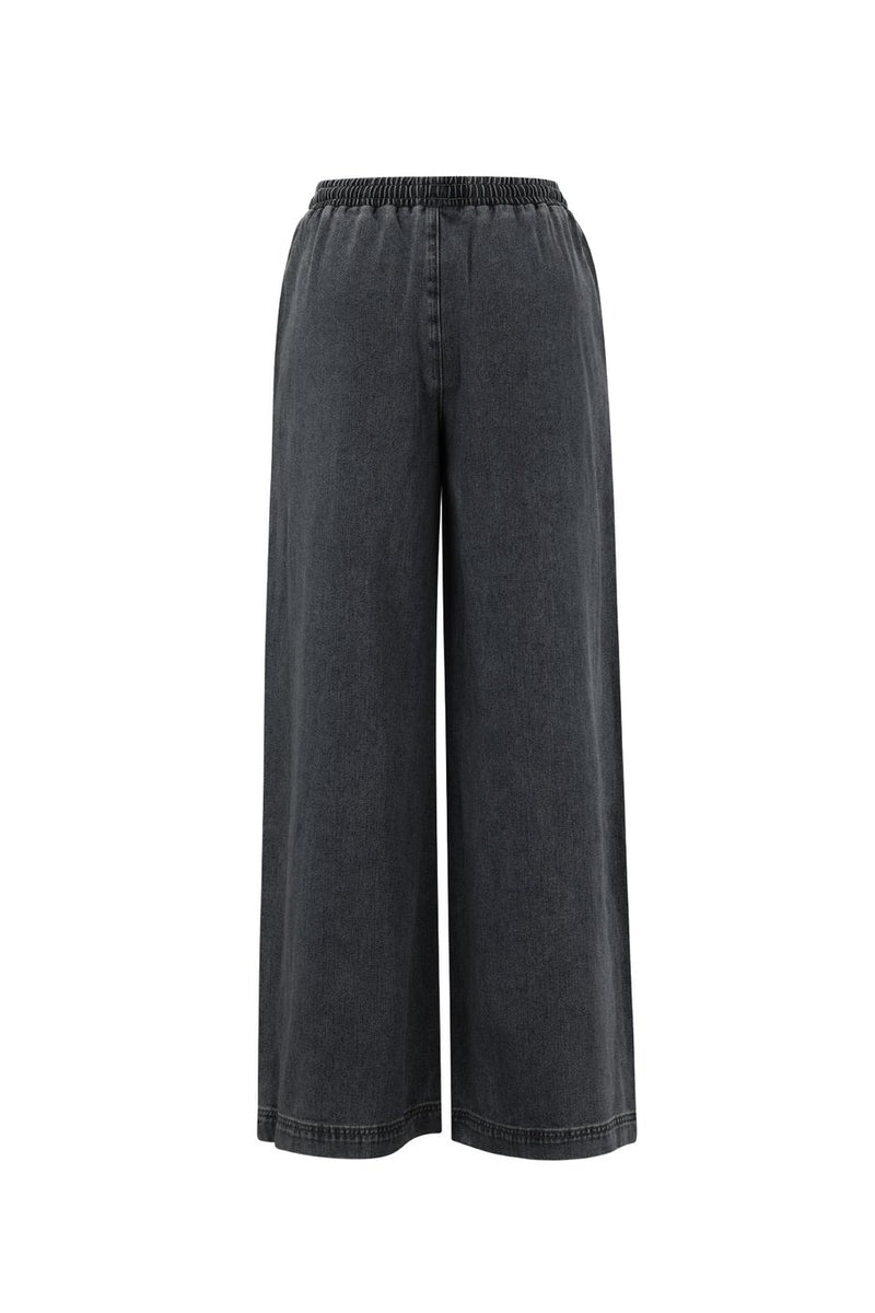 Jeans Joggpants in Schwarz