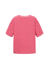 T-Shirt Gestreift Rosa