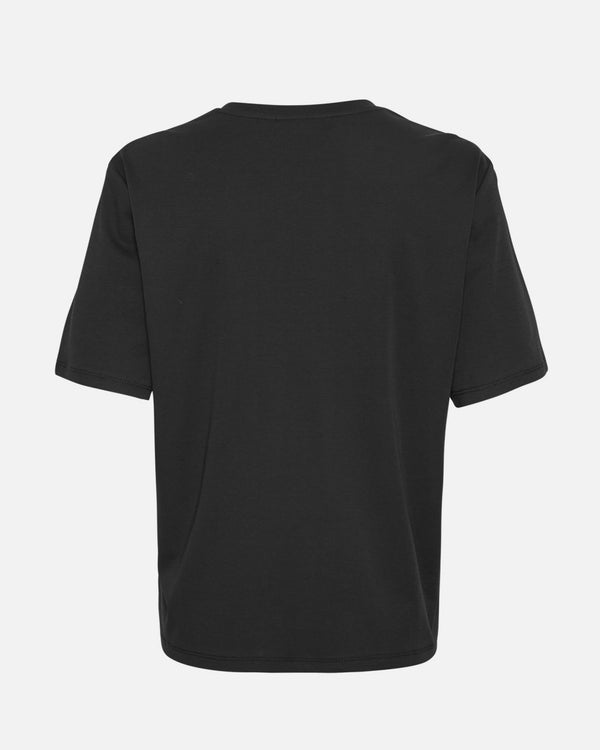 T-Shirt Melea Icon in Black/Egret