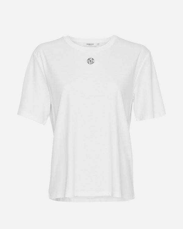 T-Shirt Melea Icon in Bright White/Black