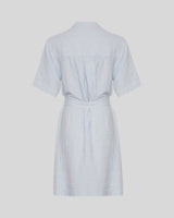 Kleid aus Leinen Pennie Ginia in Skyway Melange