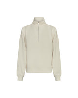 Sweatshirt Illiana Ima Zip in Oatmeal