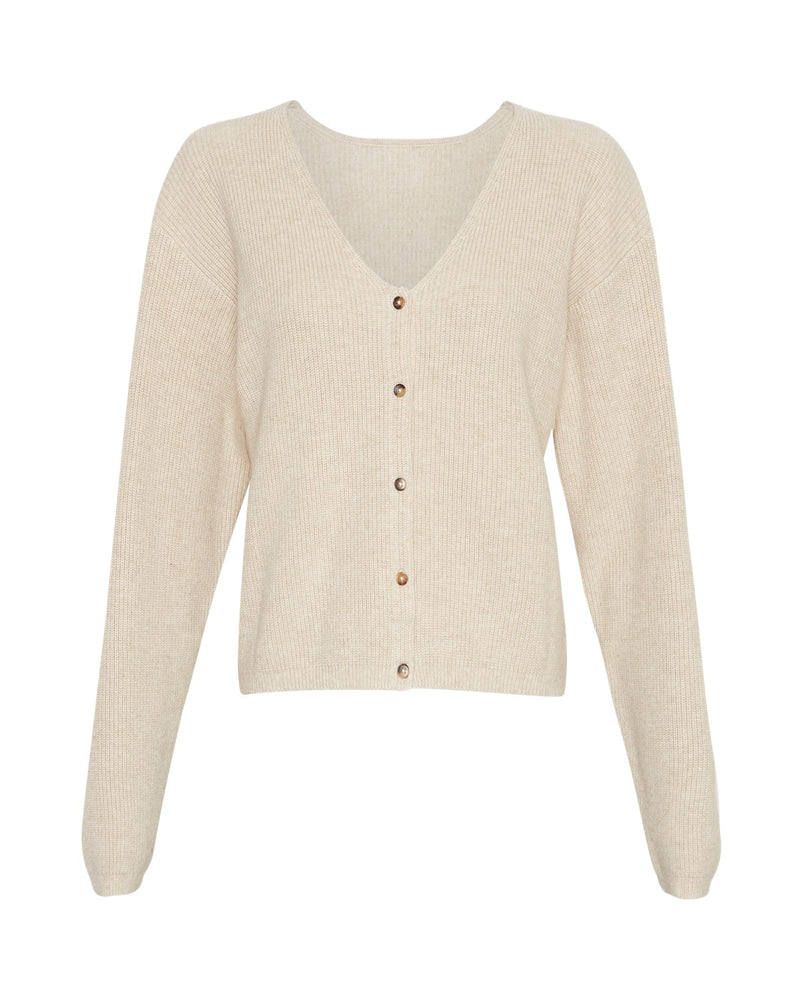 Cardigan Klaka in Oatmeal Melange