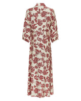 Maxikleid Vildana in Rhubarb Flower