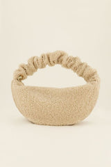 Teddy Tasche in Beige