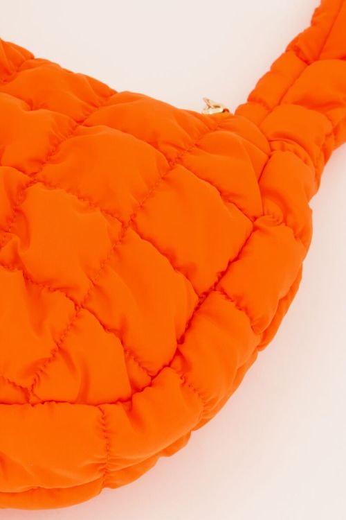 Puffertasche in Orange