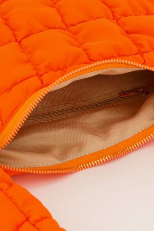 Puffertasche in Orange