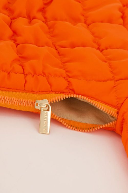 Puffertasche in Orange