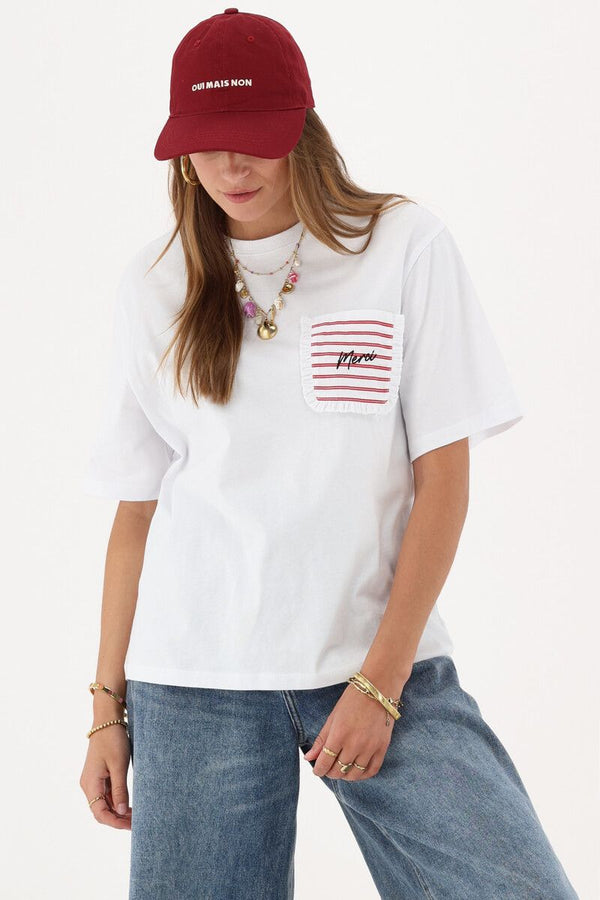 T-Shirt "Merci" – 100% Bio-Baumwolle für nachhaltigen Style