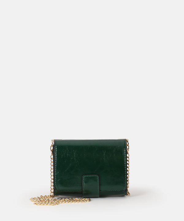 Tasche Sokna Crossbody in Malachite Green/Gold