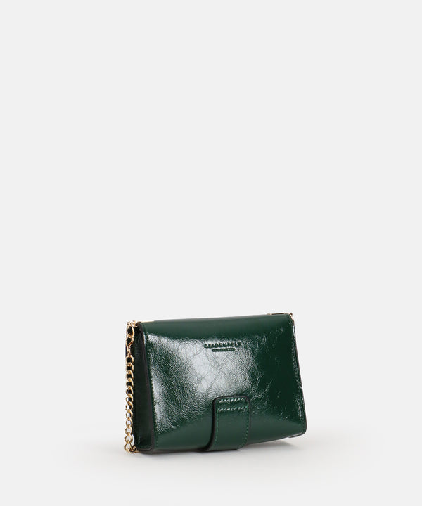 Tasche Sokna Crossbody in Malachite Green/Gold