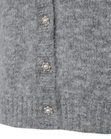 Cardigan Louisa in Medium Grey Melange