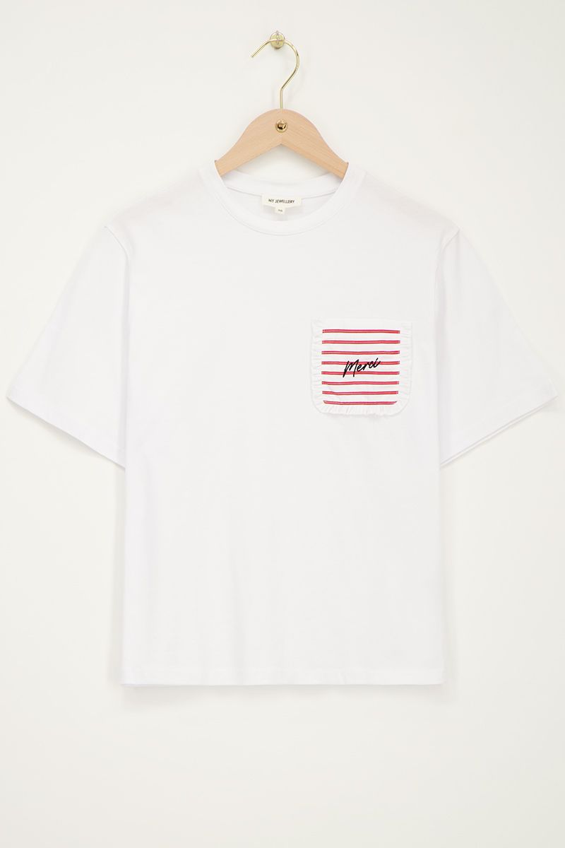 T-Shirt "Merci" – 100% Bio-Baumwolle für nachhaltigen Style