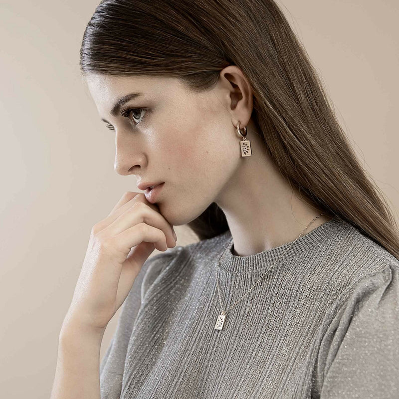 Kette mit Ohrringe Daisy Spring Silber