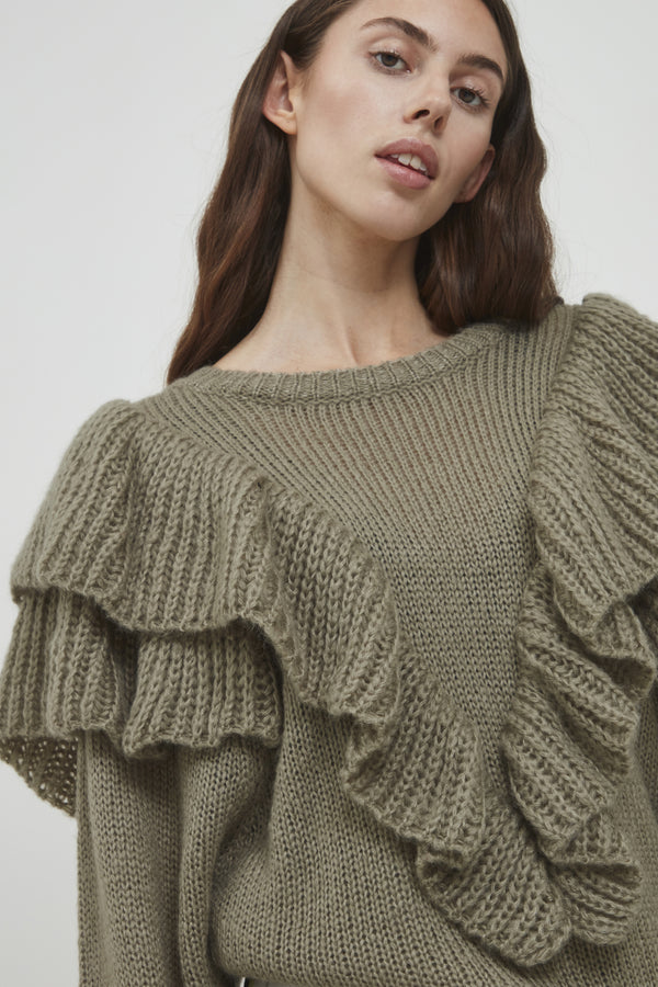 Pullover Mahra in Vetiver