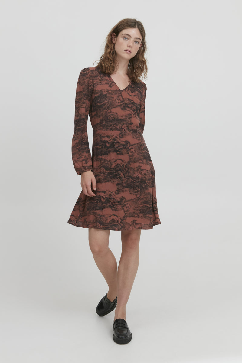 Kleid Vera in Mahogany