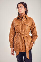 Jacke Hersilia in Golden Brown