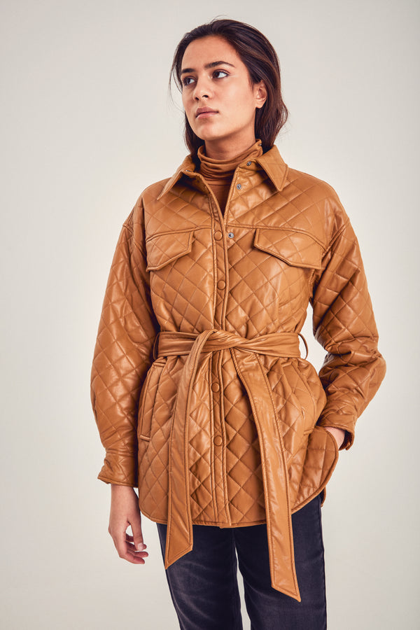 Jacke Hersilia in Golden Brown