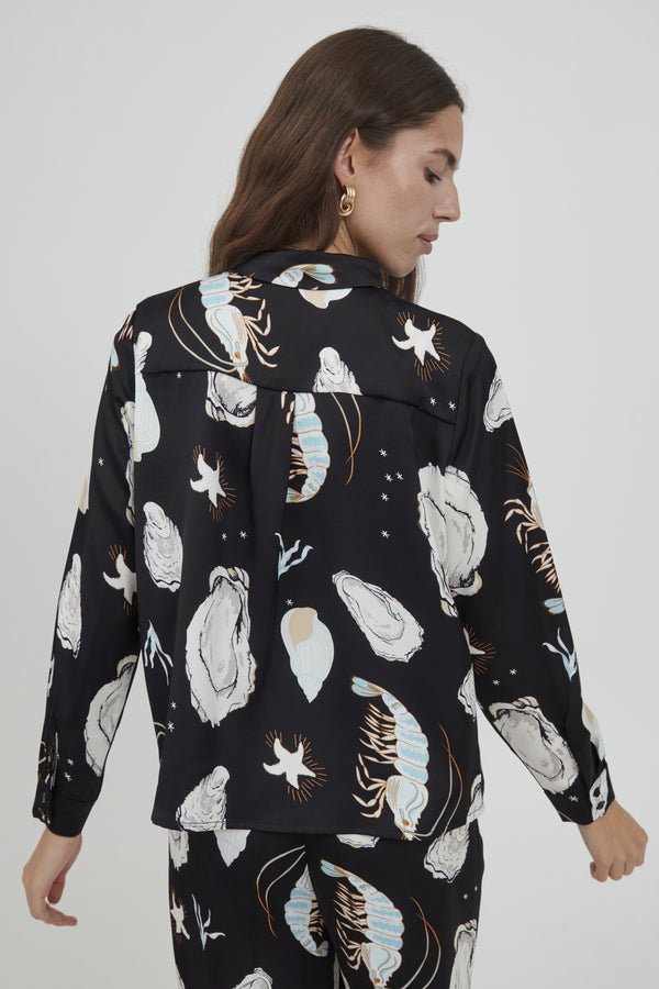 Bluse Shrimpy in Black