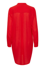 Bluse Cellani Long in Poppy Red