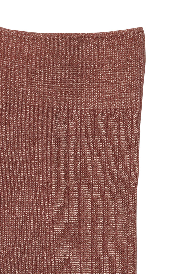 Socken Vigdis in Ash Rose