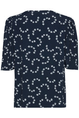 Bluse Marguerite in Total Eclipse