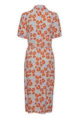 Kleid Cefalu in Mandarin Red