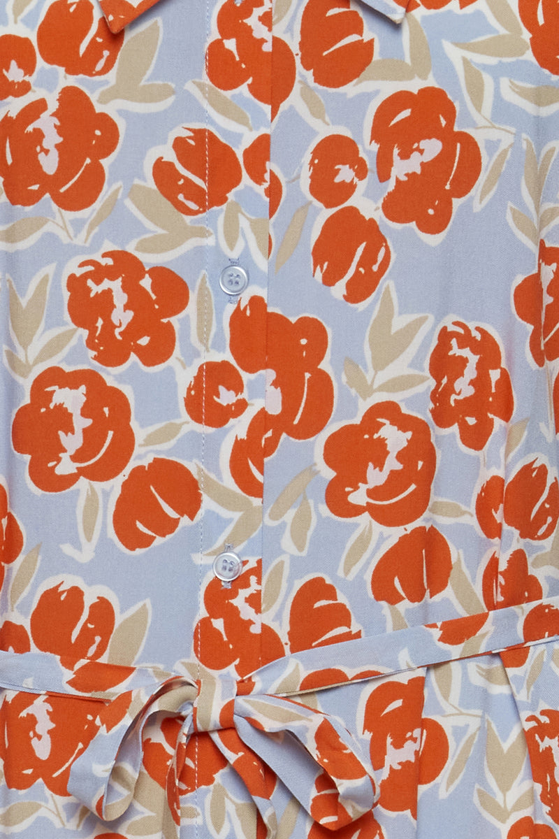 Kleid Cefalu in Mandarin Red