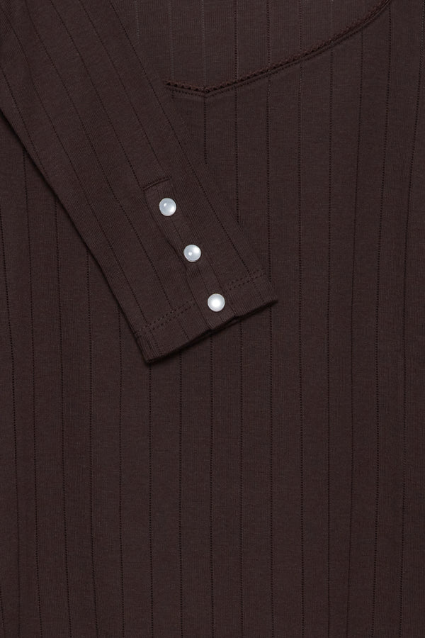 Pullover Gia in Coffee Bean