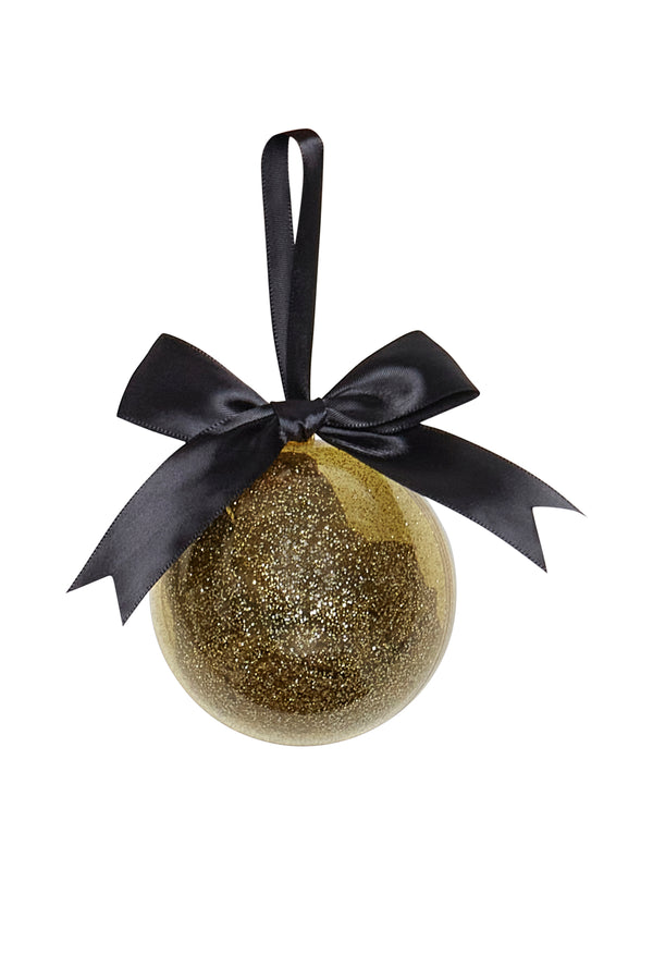 Socken Weihnachtskugel Gold