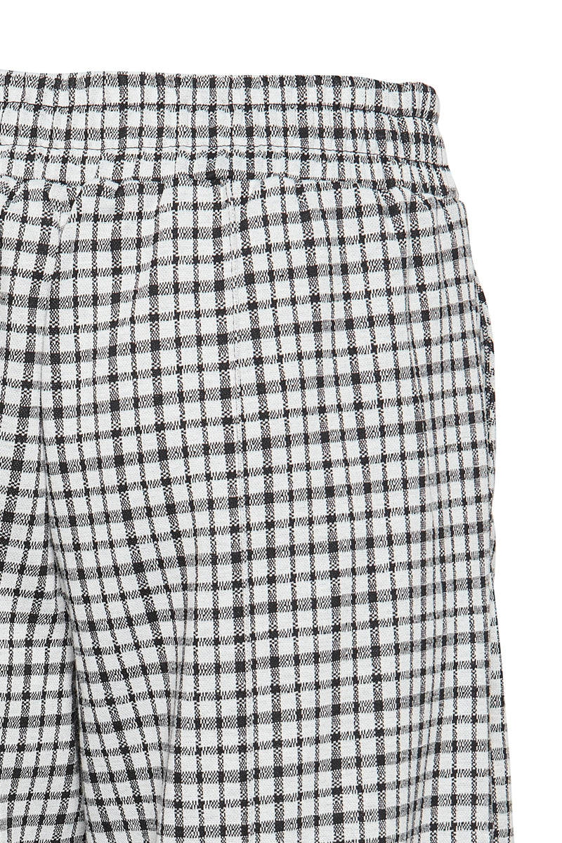 Hose Kate Small Check in Cloud Dancer