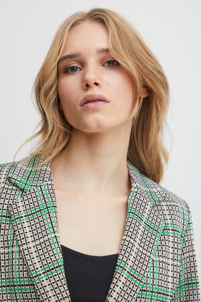 Blazer Kate Check in Greenbriar