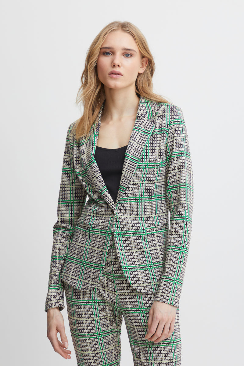 Blazer Kate Check in Greenbriar