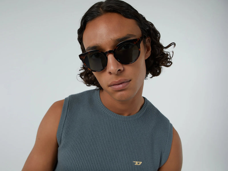 Sonnenbrille Lulu Crystal in Giraffe