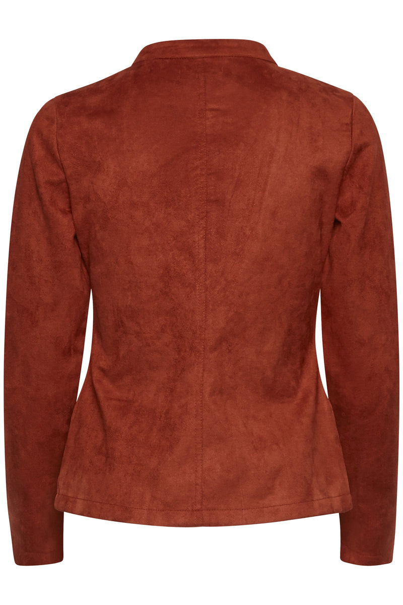 Velourjacke Frmasuede Burnt Henna - SHILA