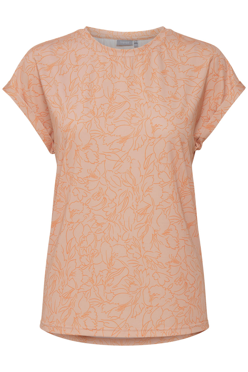 T-Shirt Amseen in Misty Rose Mix